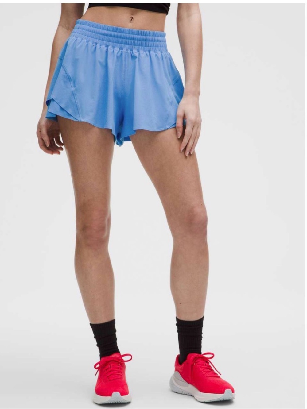 lululemon Shake It Out High-Rise Running Short 2.5" Pool Party XXS LW7DENS